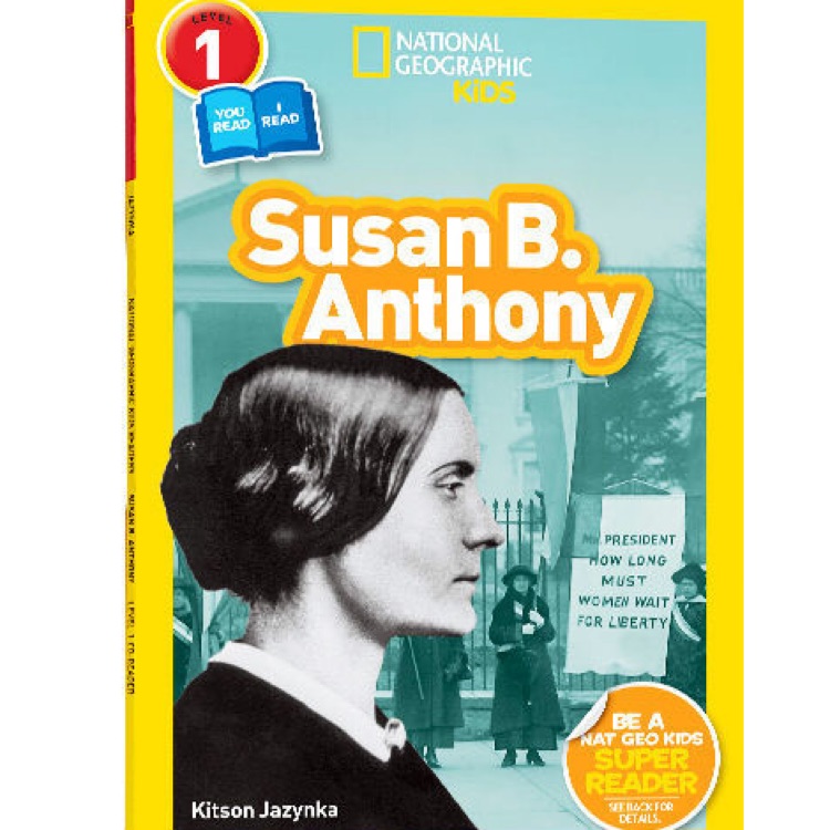 美國國家地理National Geographic Susan B. Anthony L1分級閱讀