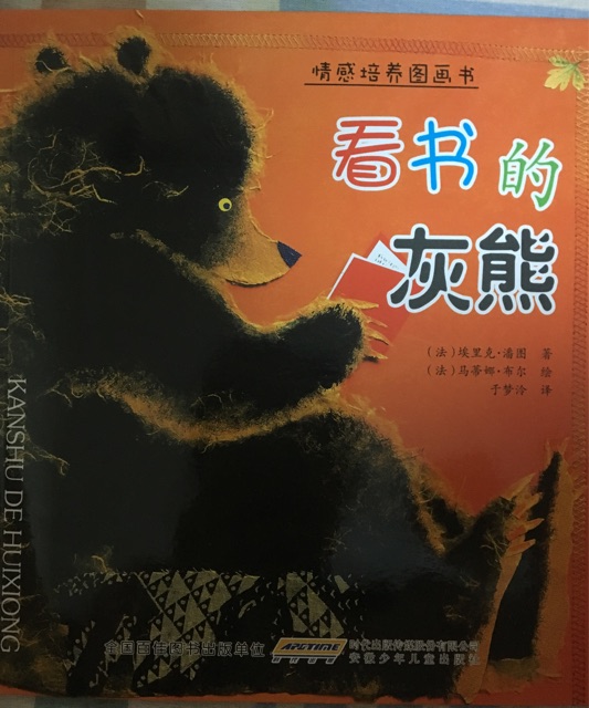 看書的灰熊