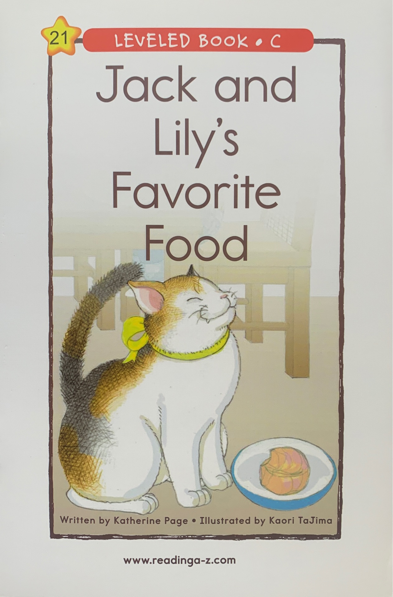 Raz C 21:Jack and Lily's Favorite Food