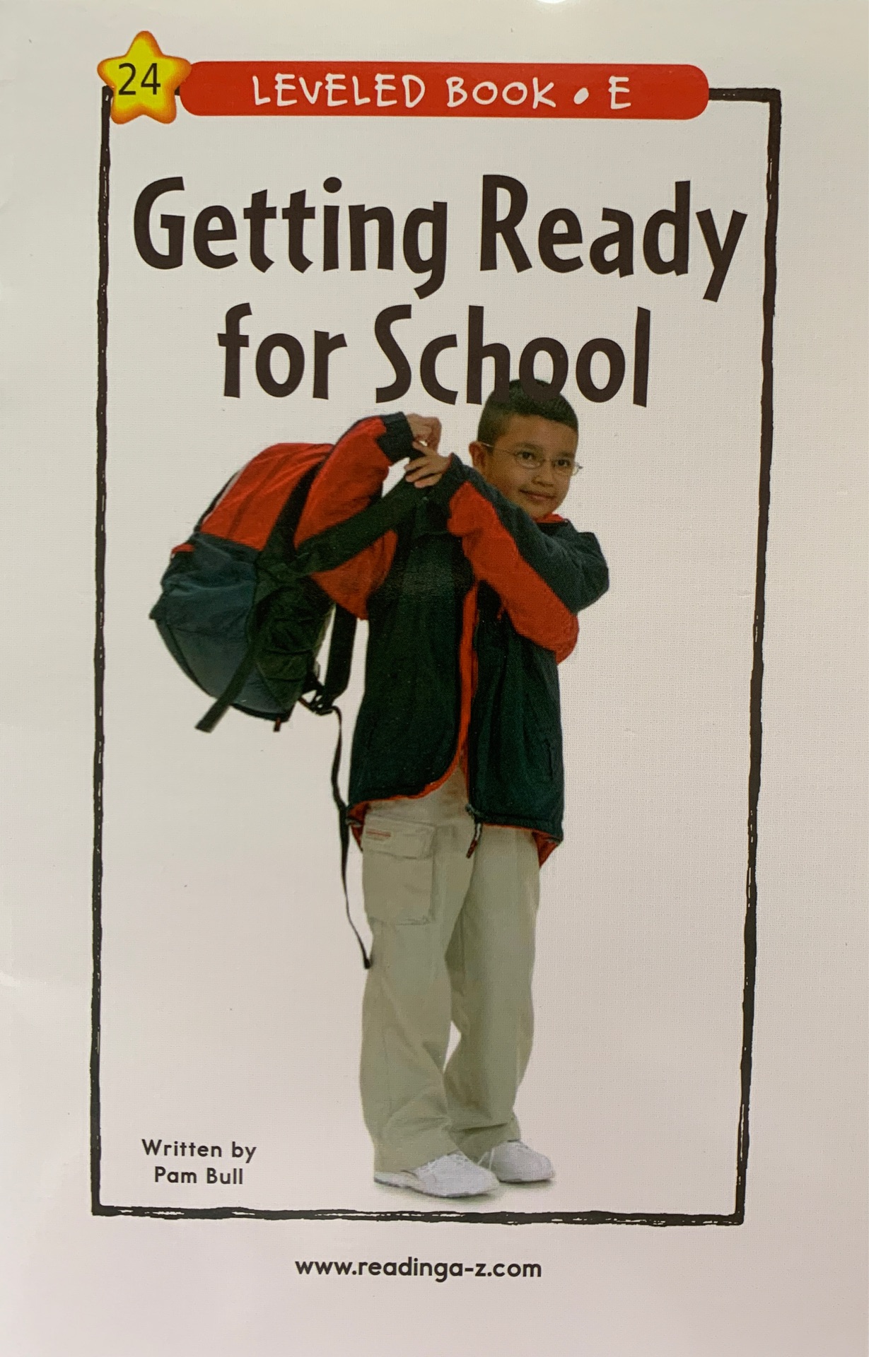 Raz E24:Getting Ready for School