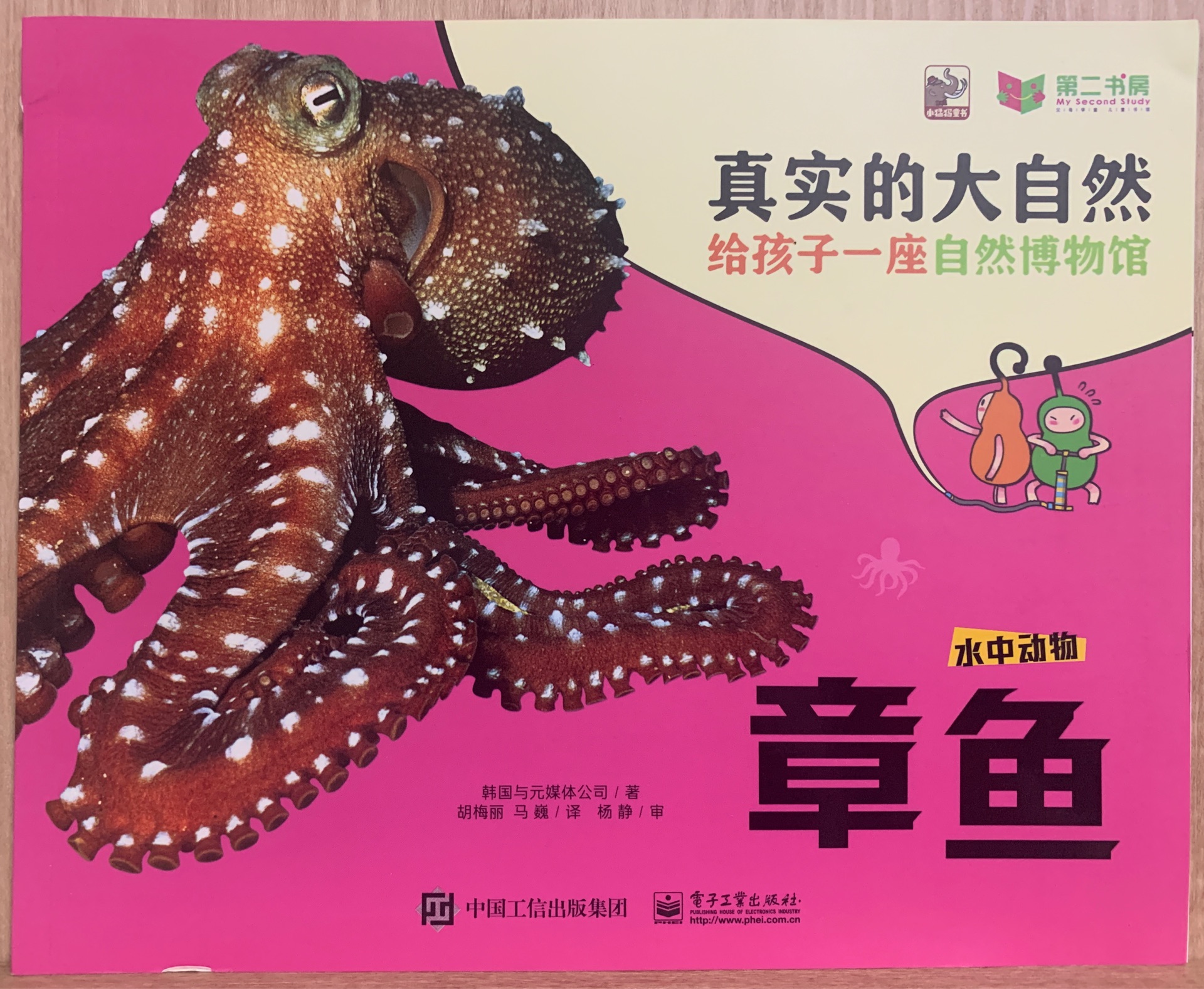 真實(shí)的大自然: 水中動物-章魚