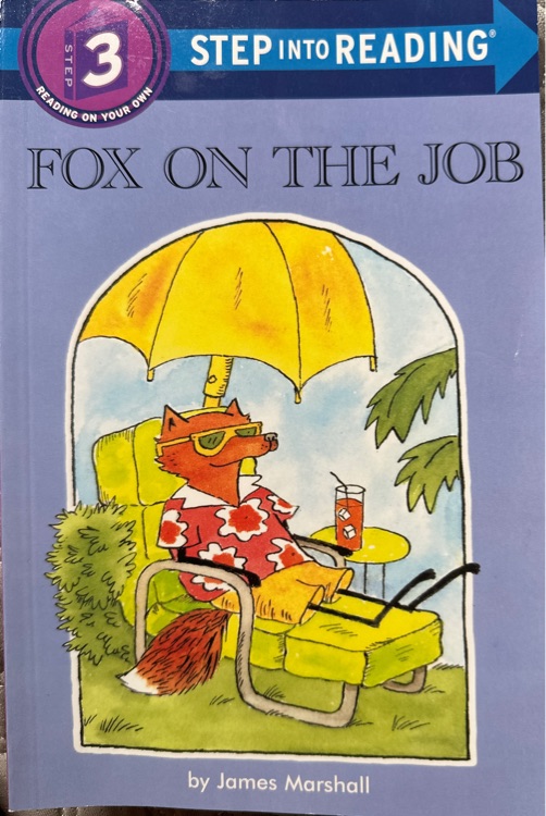 英文原版 step into reading 3 FOX ON THE JOB 蘭登分級閱讀