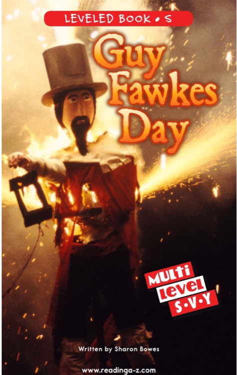 Guy Fawkes Day(RAZ Y)