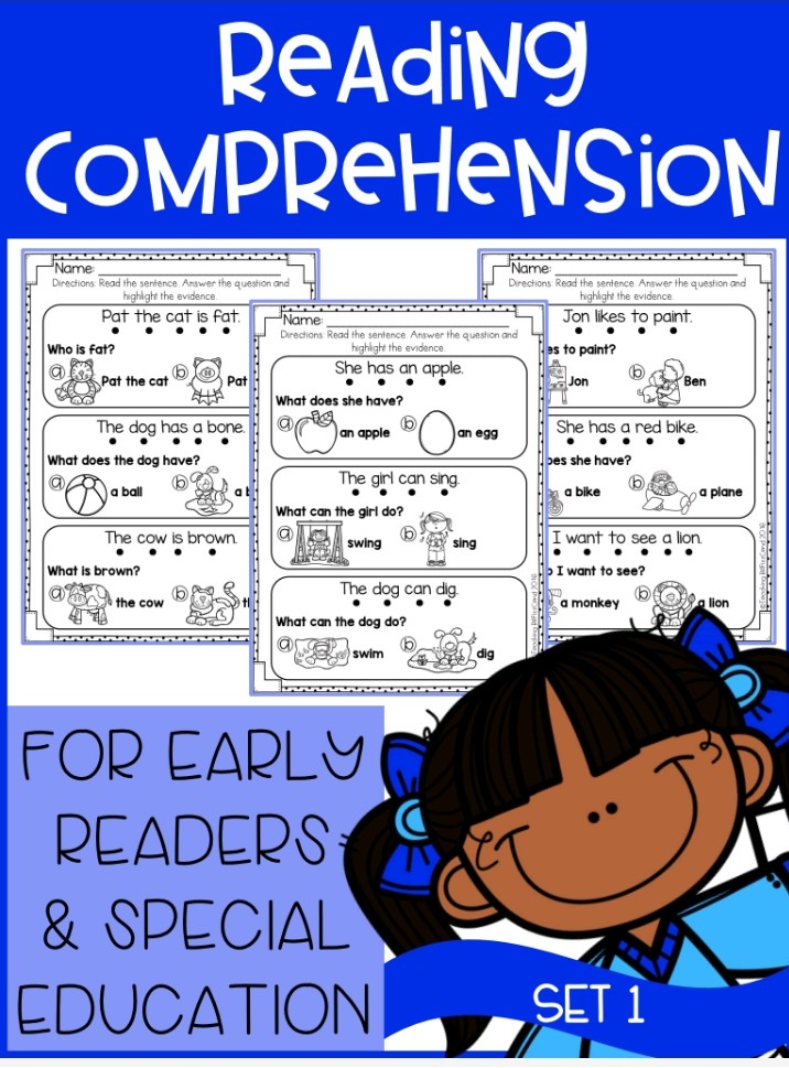 Reading Comprehension For Early Reader 1