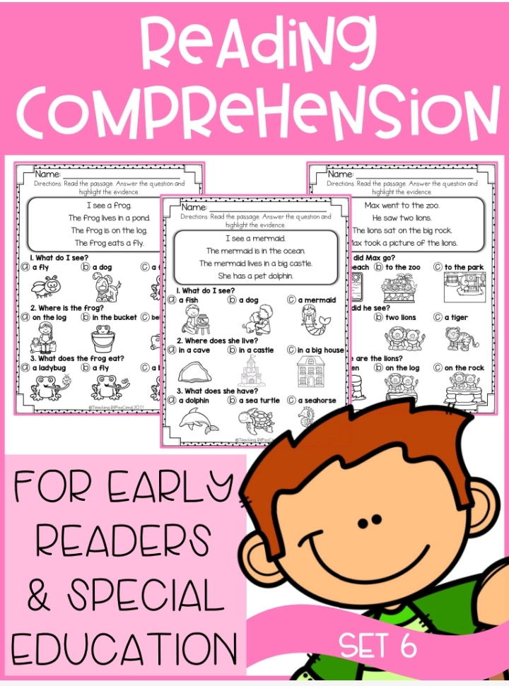 Reading Comprehension For Early Reader 6