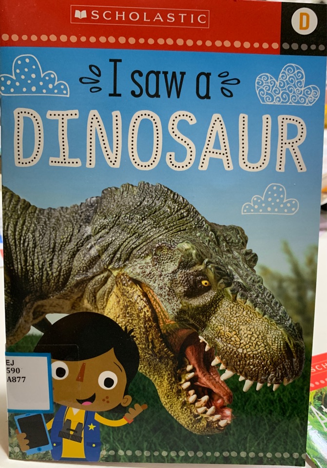 I saw a dinosaur