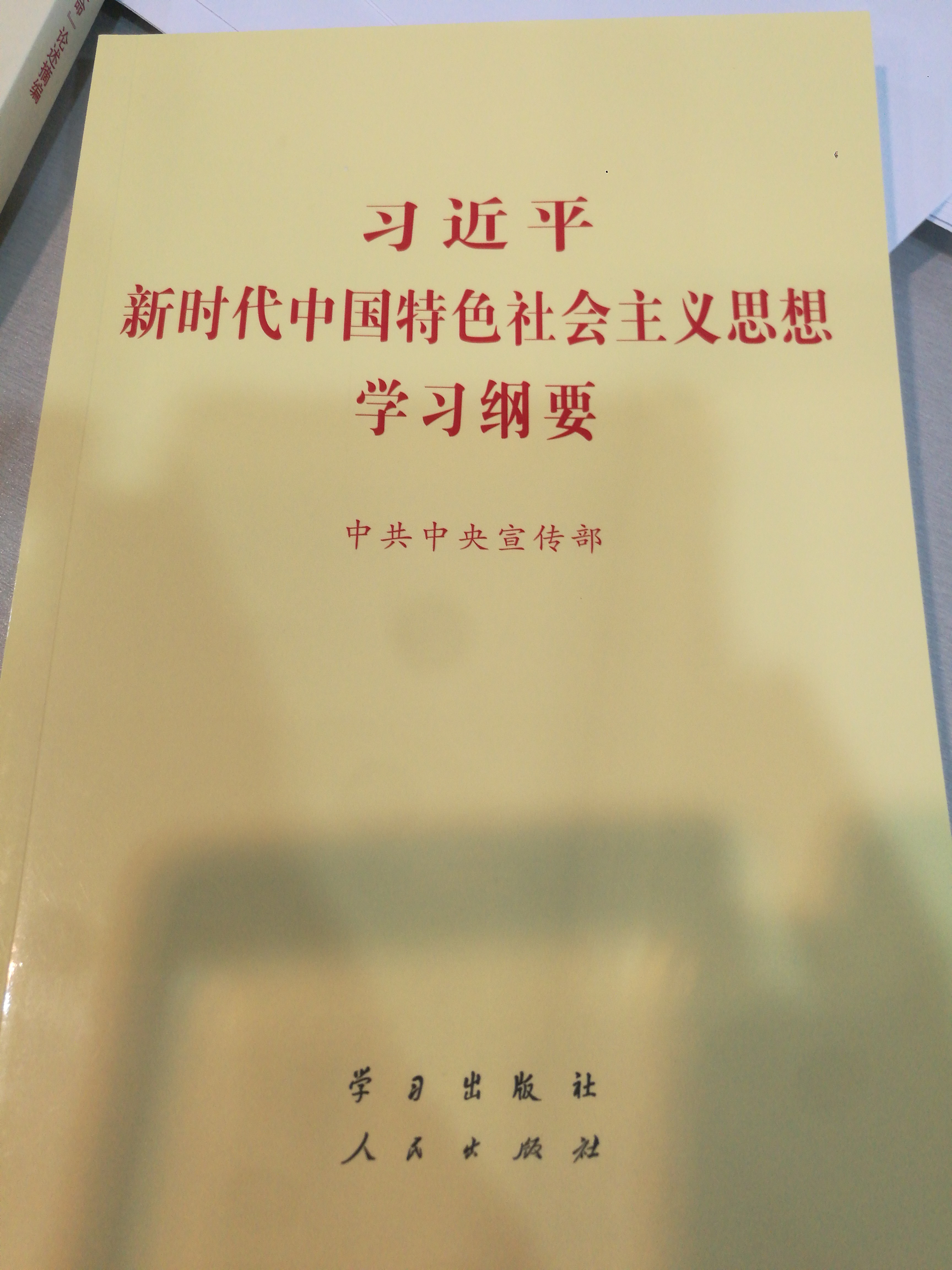 習(xí)近平新時(shí)代中國(guó)特色社會(huì)主義思想學(xué)習(xí)綱要