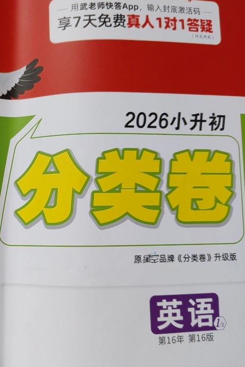 小白歐2025小升初分類卷英語