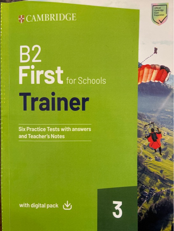 B2 first for school trainer 3