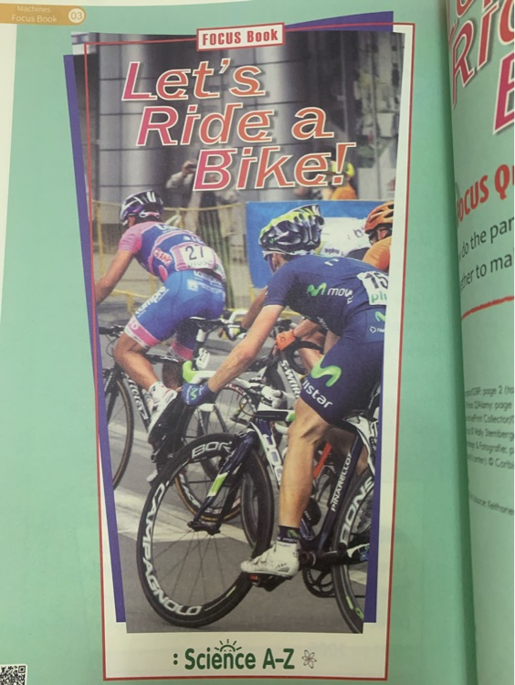 SAZ Grades 3-4 Let's Ride a Bike!