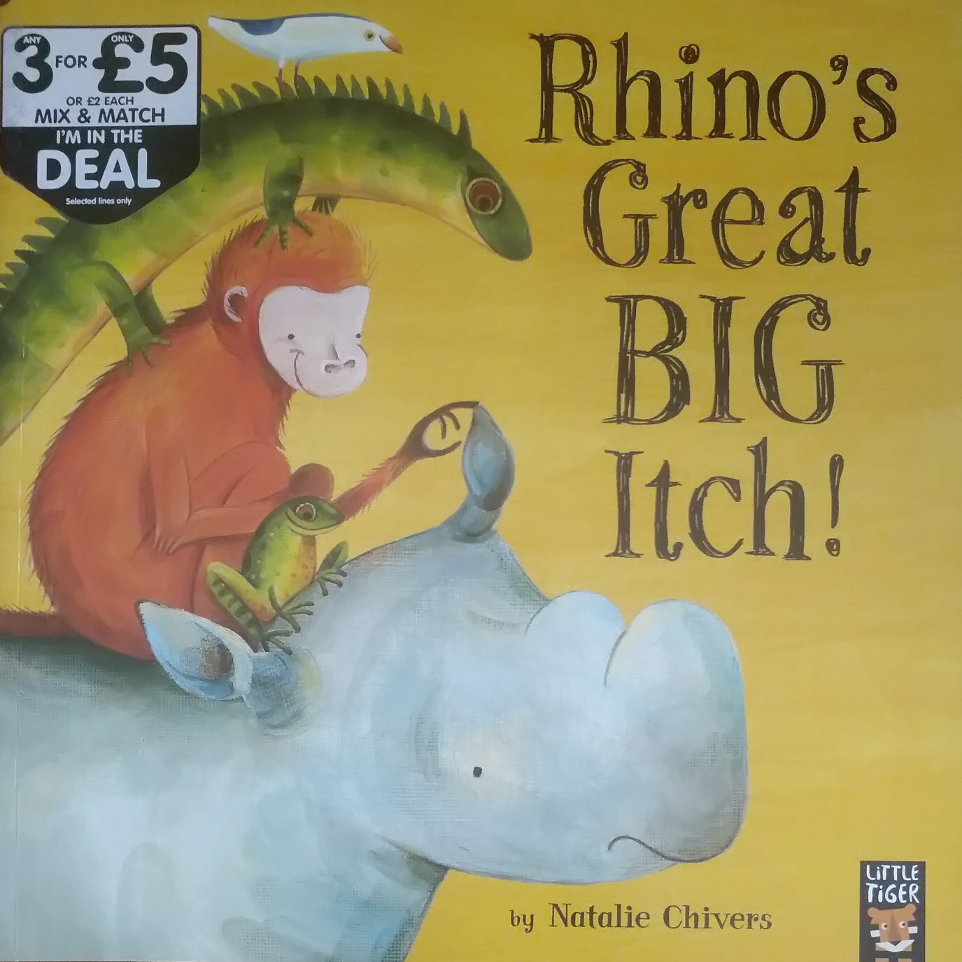 Rhino's great big itch