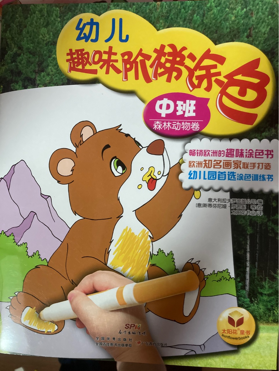 幼兒趣味階梯涂色