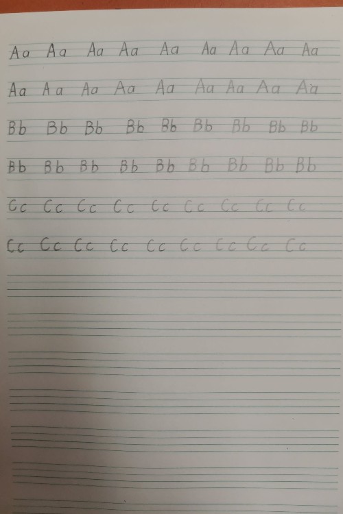 字母書寫