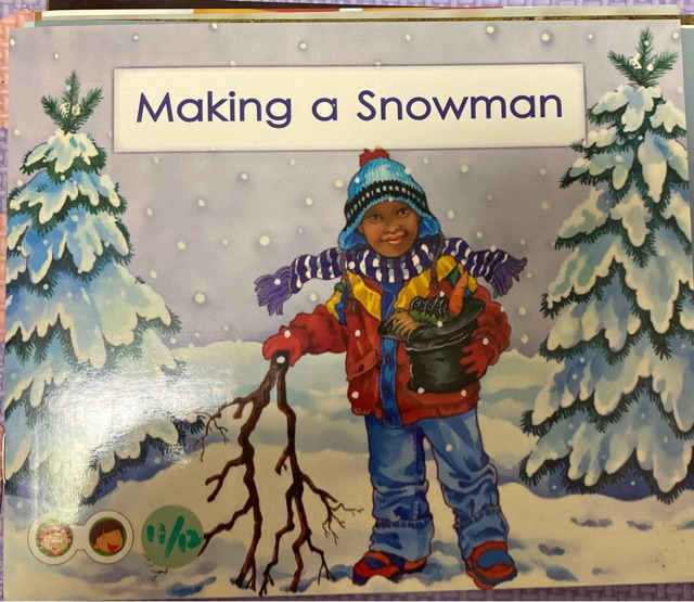 making a snowman