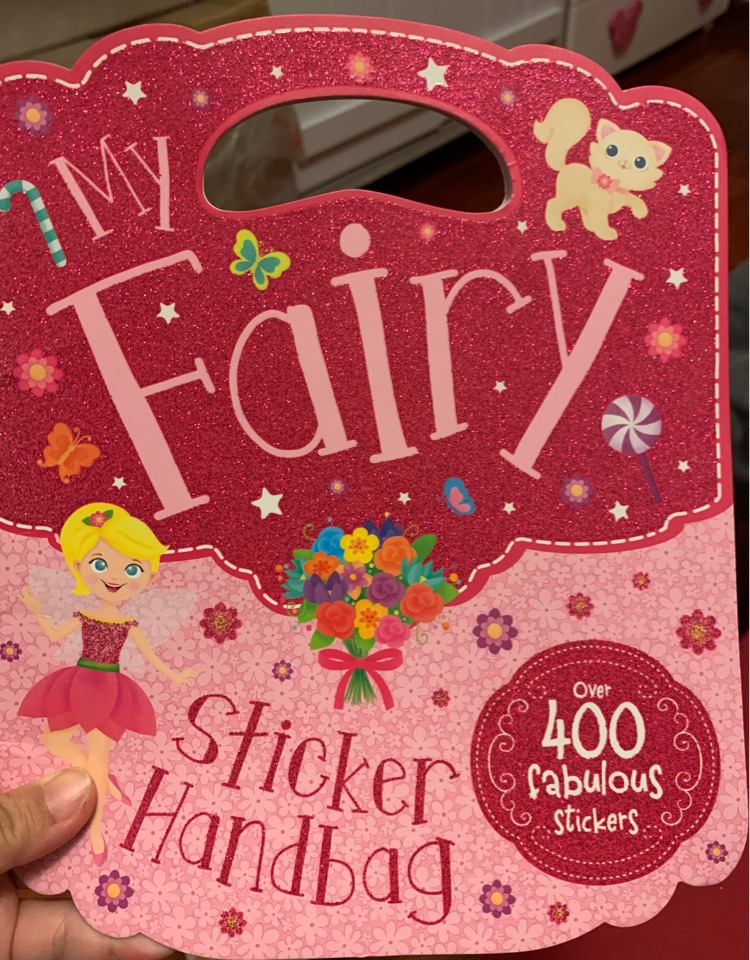 My fairy sticker handbag