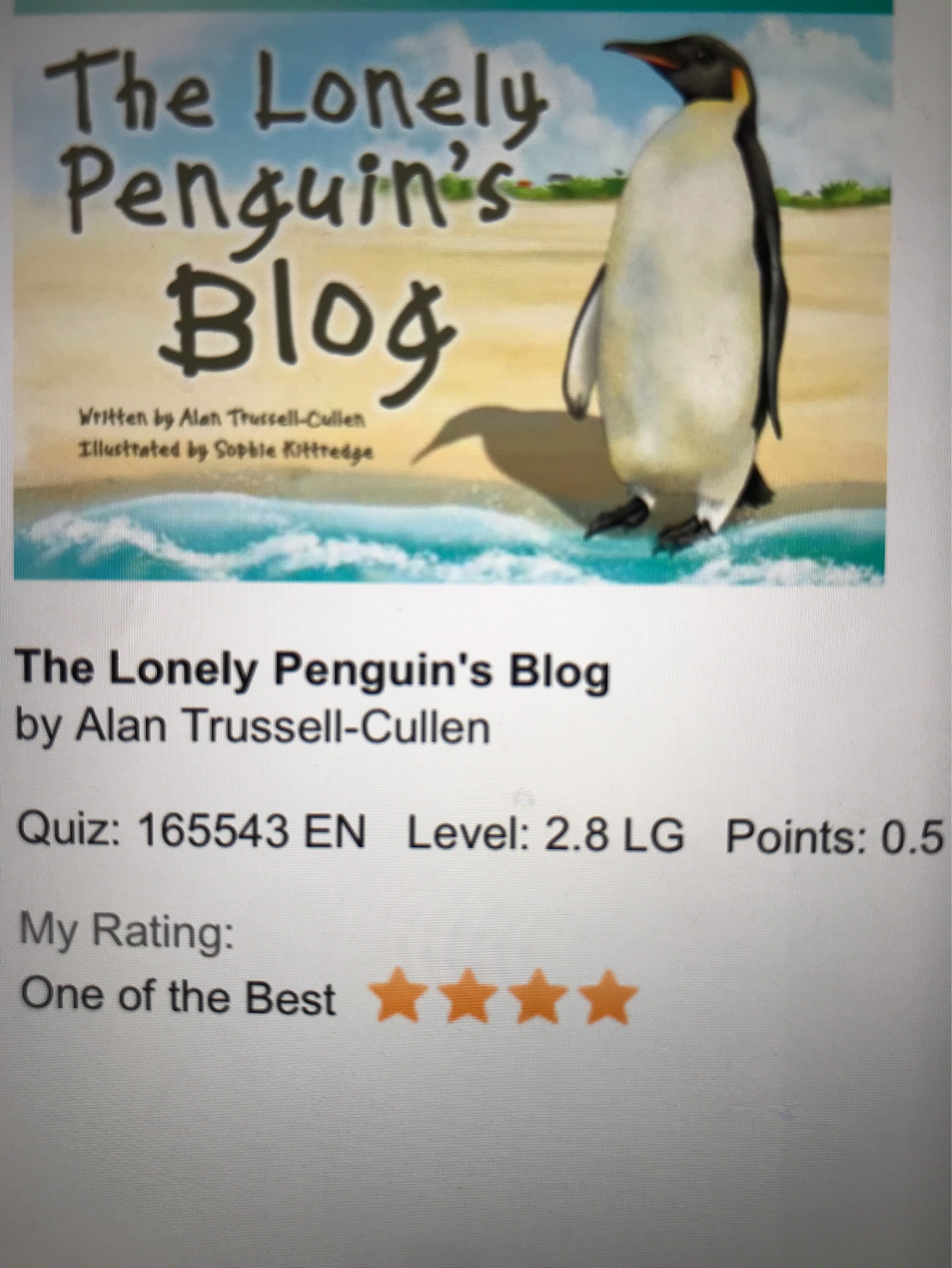 The lonely penguin's blog