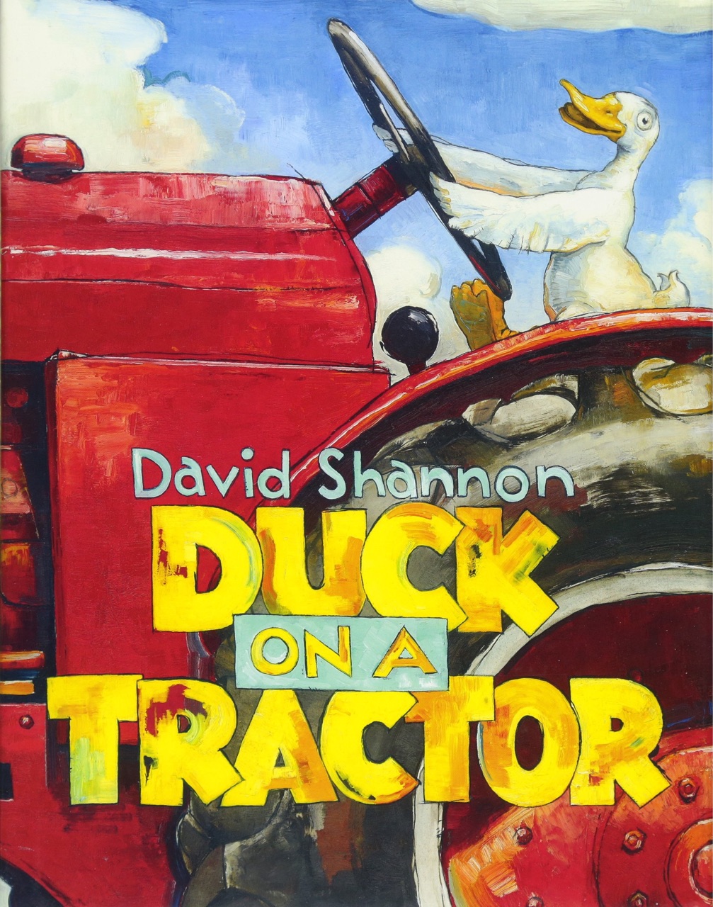 Duck on a tractor