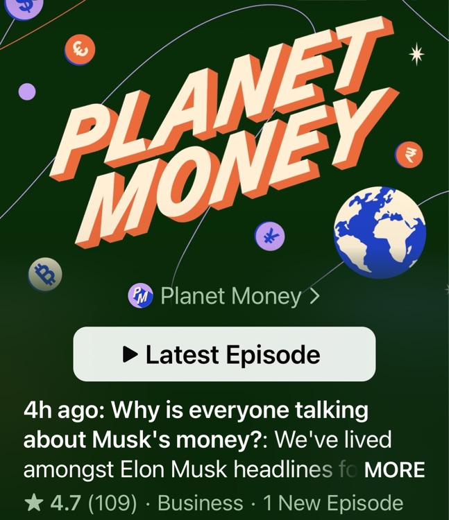 Planet money podcast