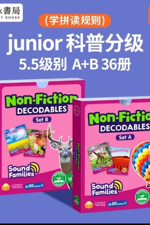 Junior科普分級(jí)5.5級(jí)別A+B36冊(cè)