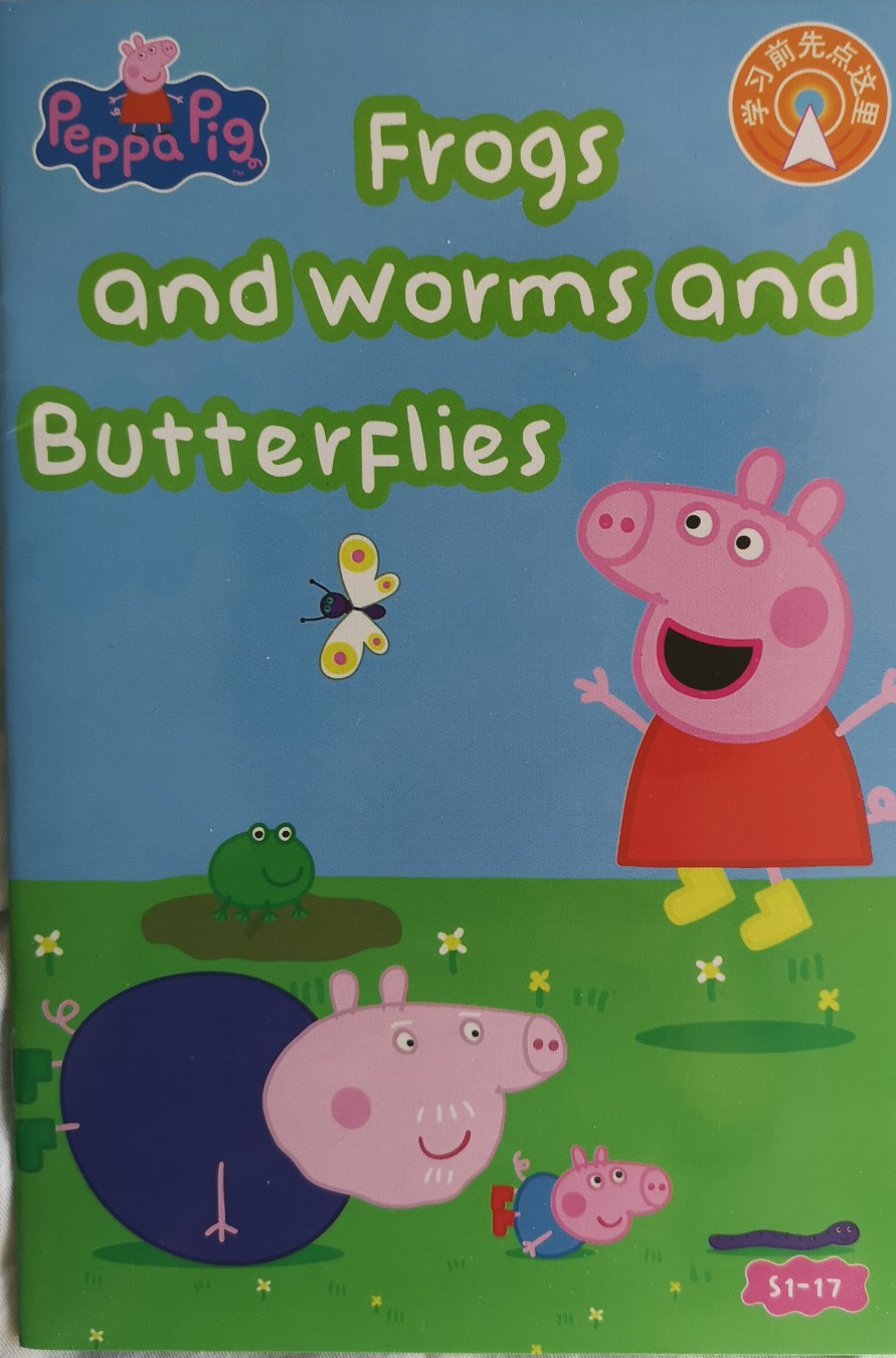 Peppa PIG-FROGS and worms and butterflies