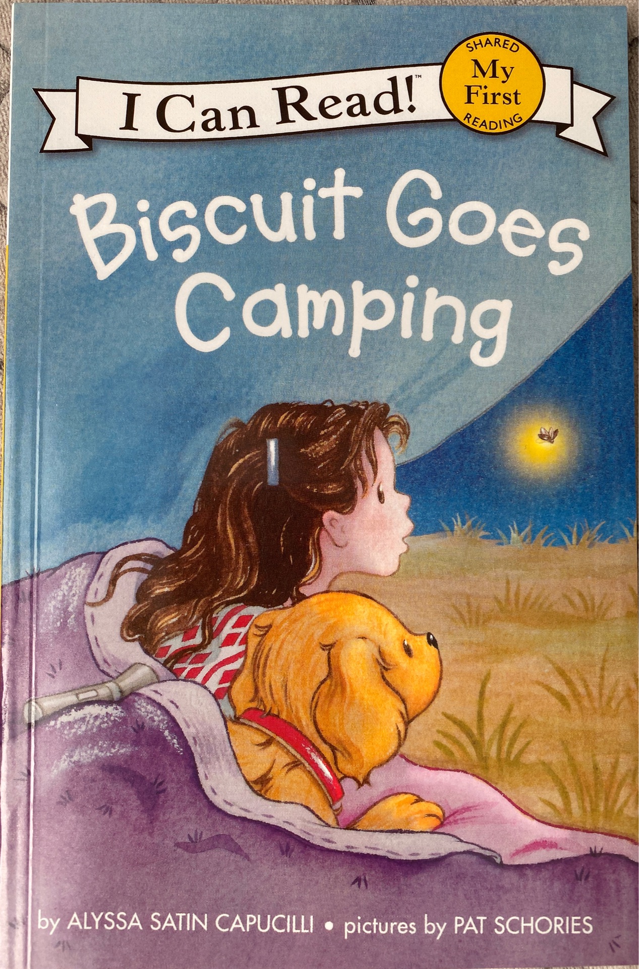 Biscuit goes camping