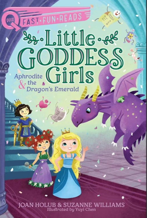 Aphrodite & the Dragon's Emerald: A QUIX Book (11) (Little Goddess Girls)