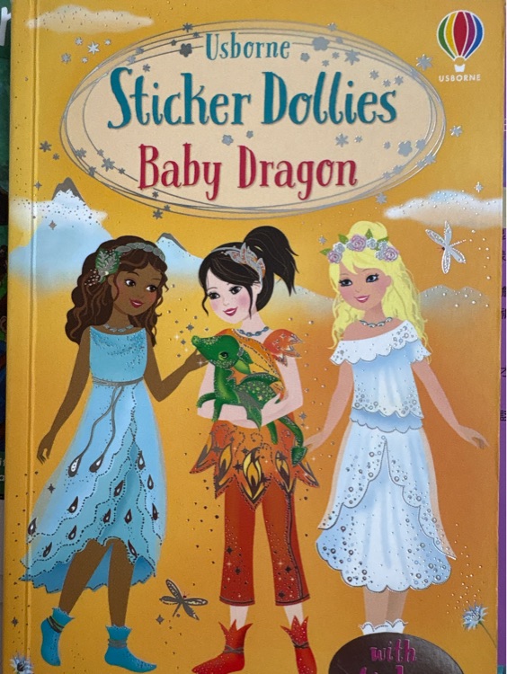 Sticker Dollies Baby Dragon