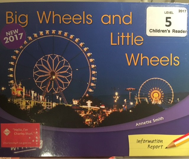 Big Wheels and Little Wheels PM Writing 1 Red/Yellow 5/6