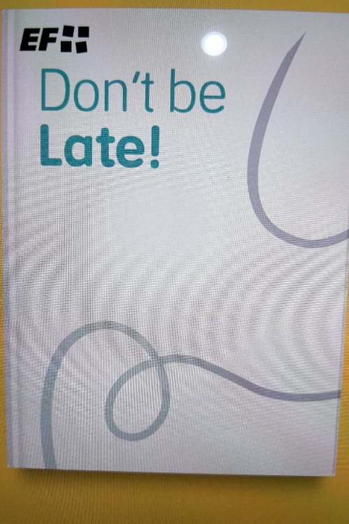 don't be late