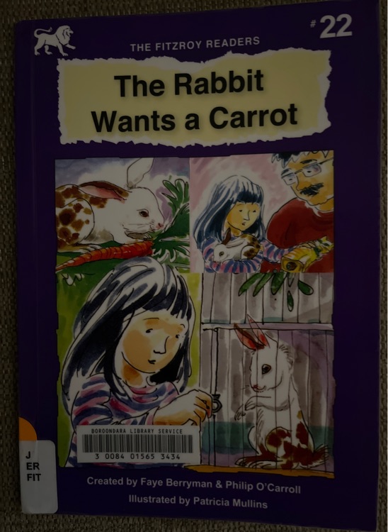 The rabbit wants a carrot