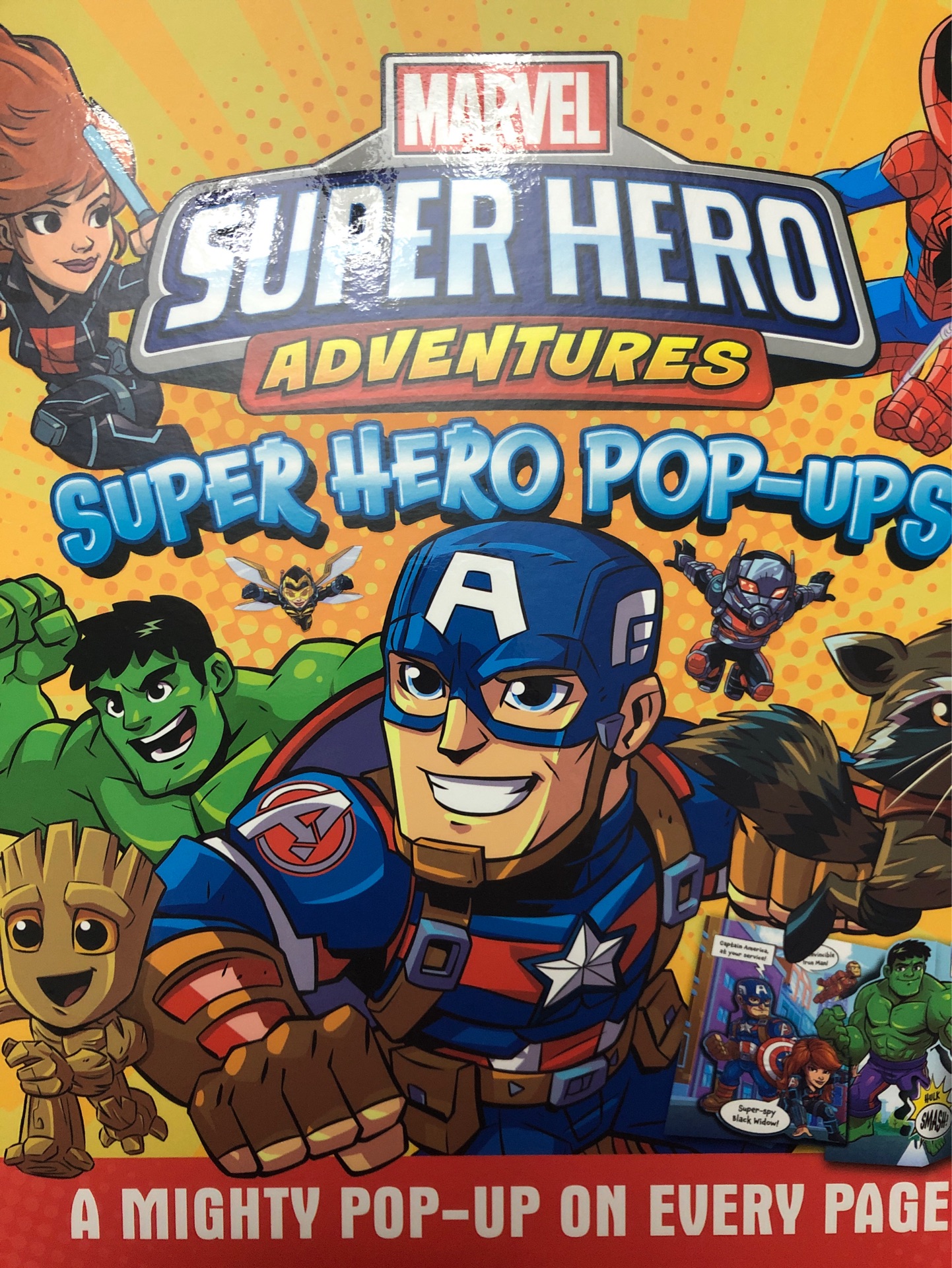 Super hero pop-ups