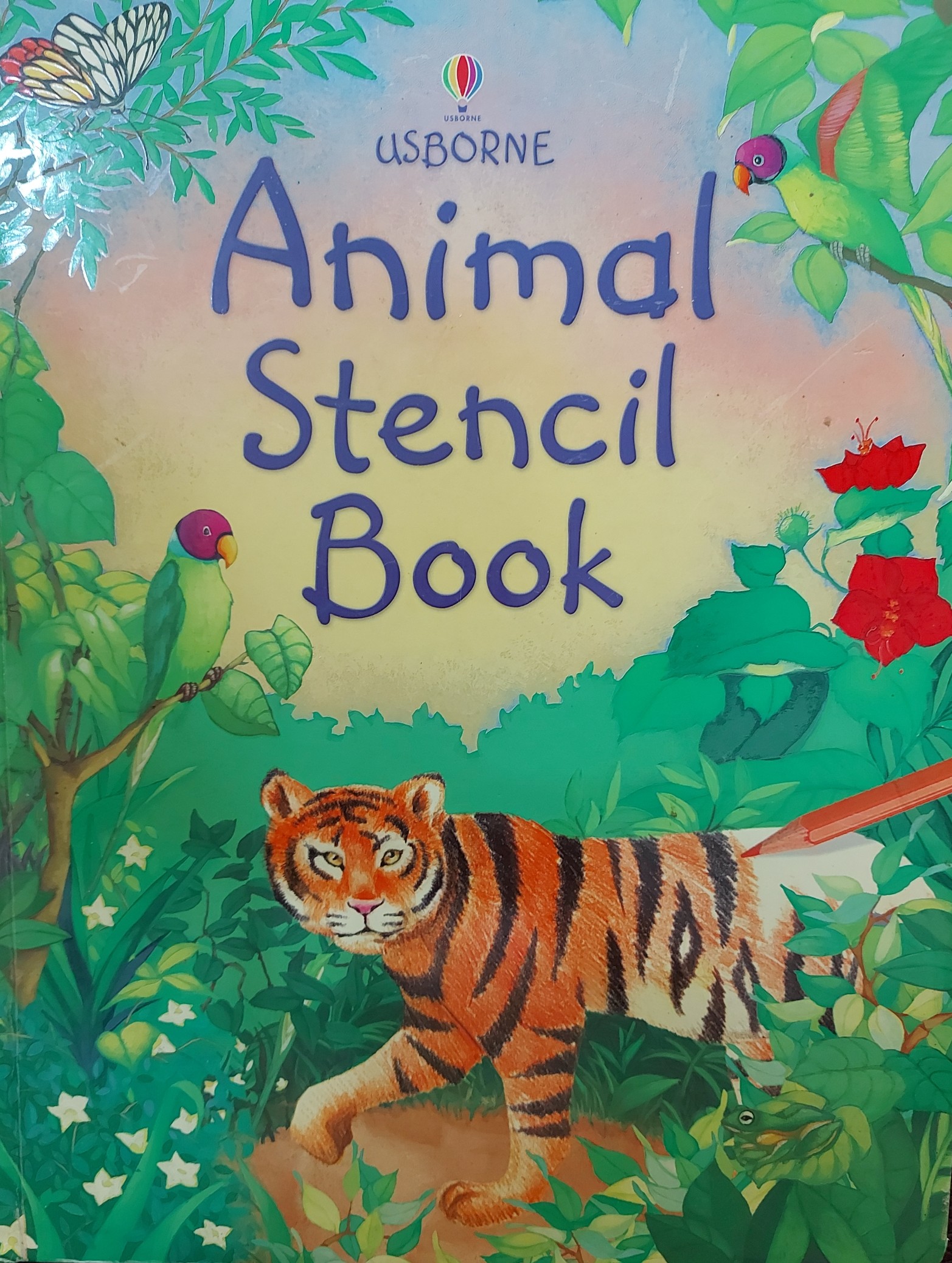 Animal stencil book