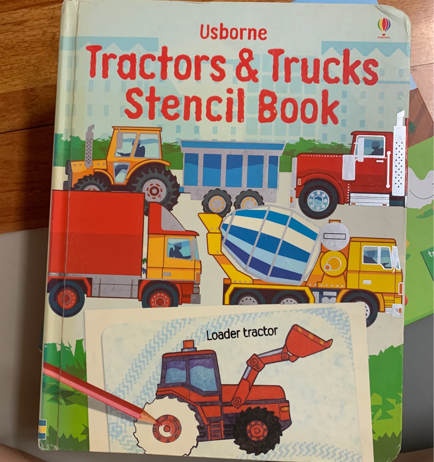Tractors & Trucks Stencil Book