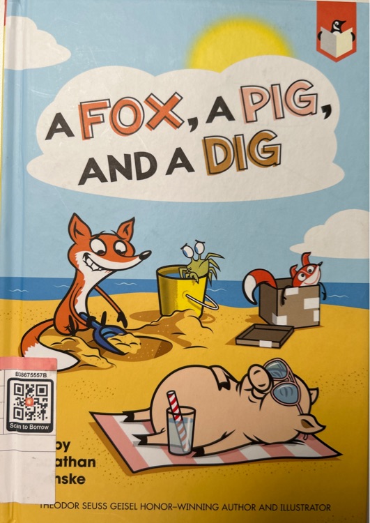 A fox a pig and a dig