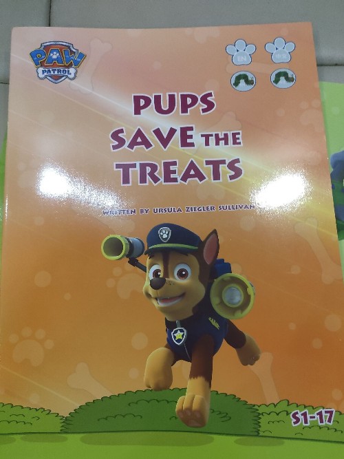 pup saves the treats