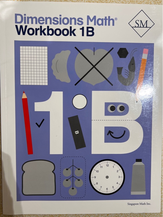 Dimensions Math Workbook  1B