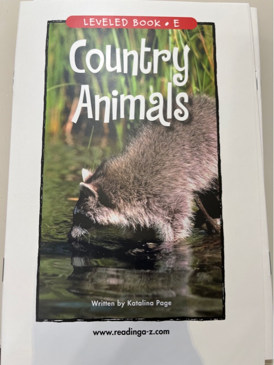 Country animals