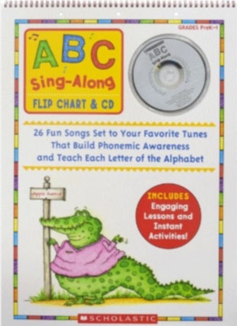 Scholastic Classroom Resources ABC Sing-Along Flip Chart, multicolor