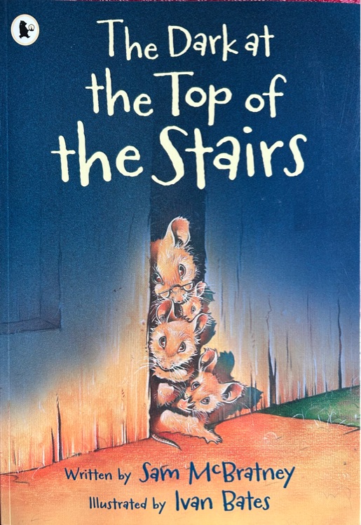 The dark at the top of the stairs