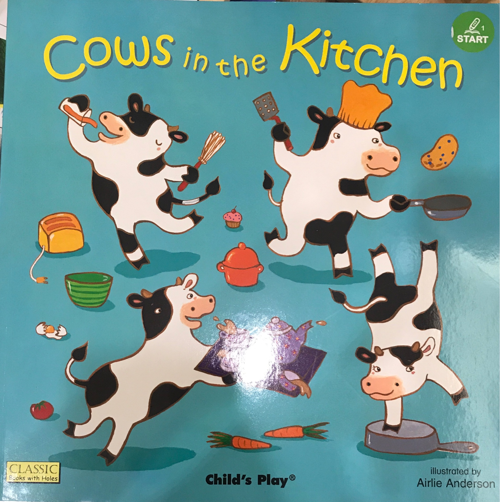 Cows in the kitchen