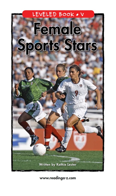 Female Sports Stars (RAZ V)