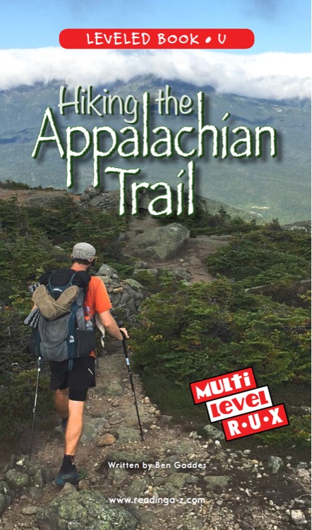 Hiking the Appalachian Trail (RAZ U)