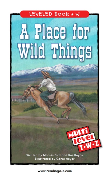 A place for wild things