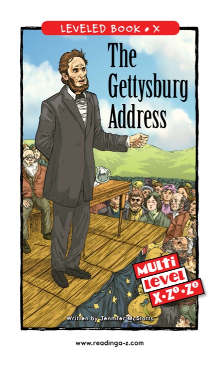 RAZ-X The Gettysburg Address