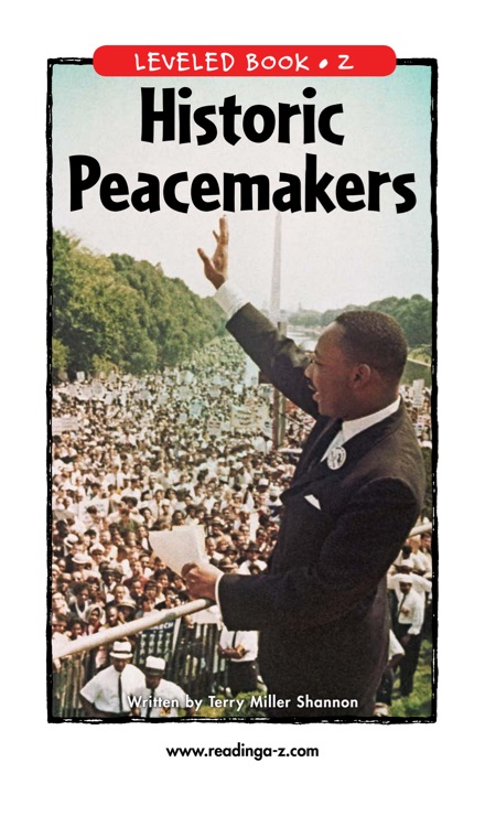 Historic Peacemakers (RAZ Z)