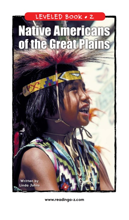 Native Americans of the Great Plains (RAZ Z)