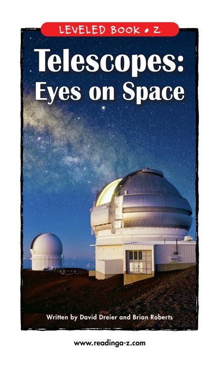 Telescopes: Eyes on Space (RAZ Z)