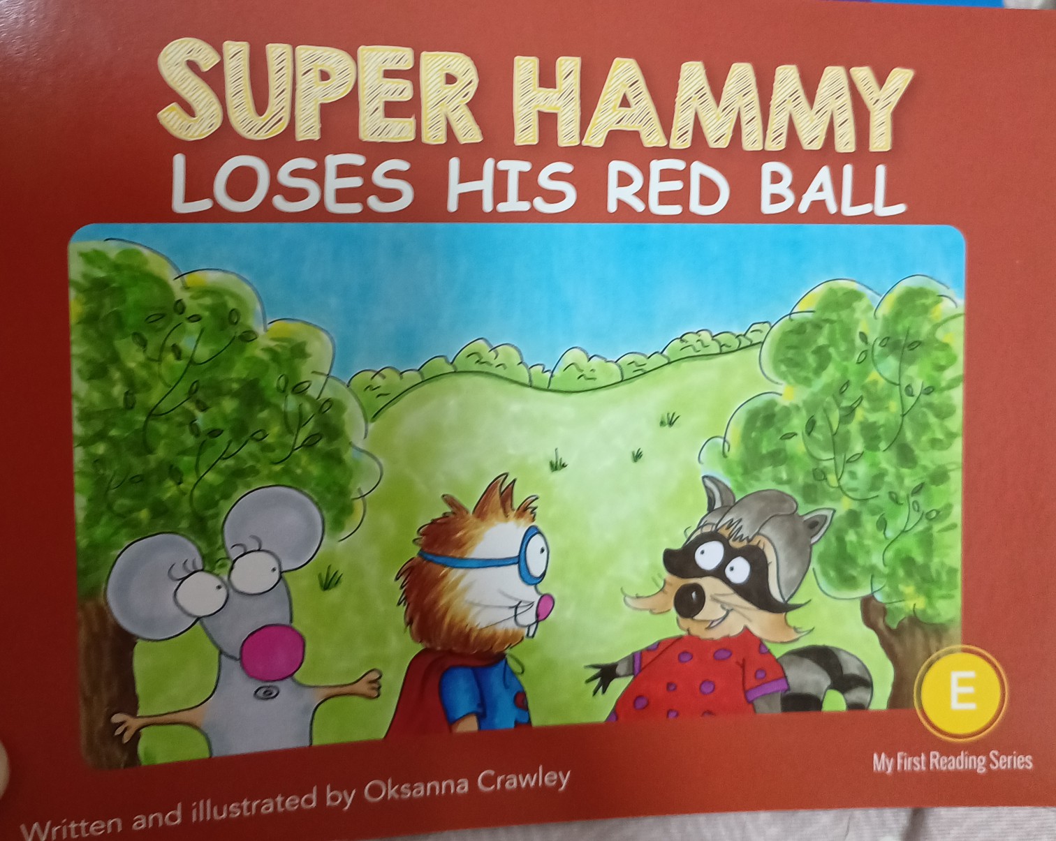 Supper hammy loses his red ball