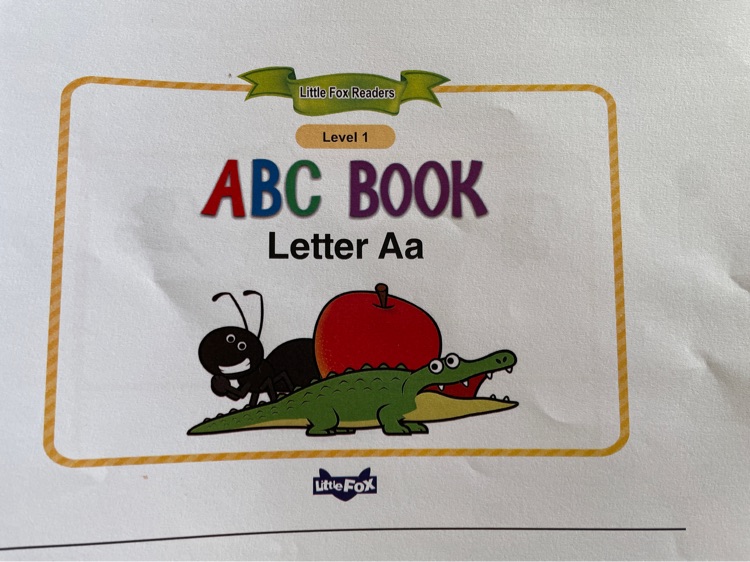 abc book letter a