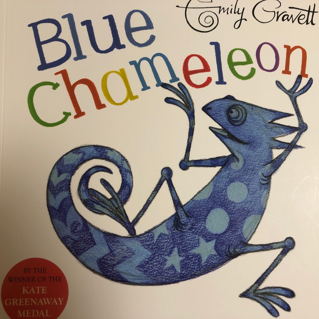 Blue chameleon